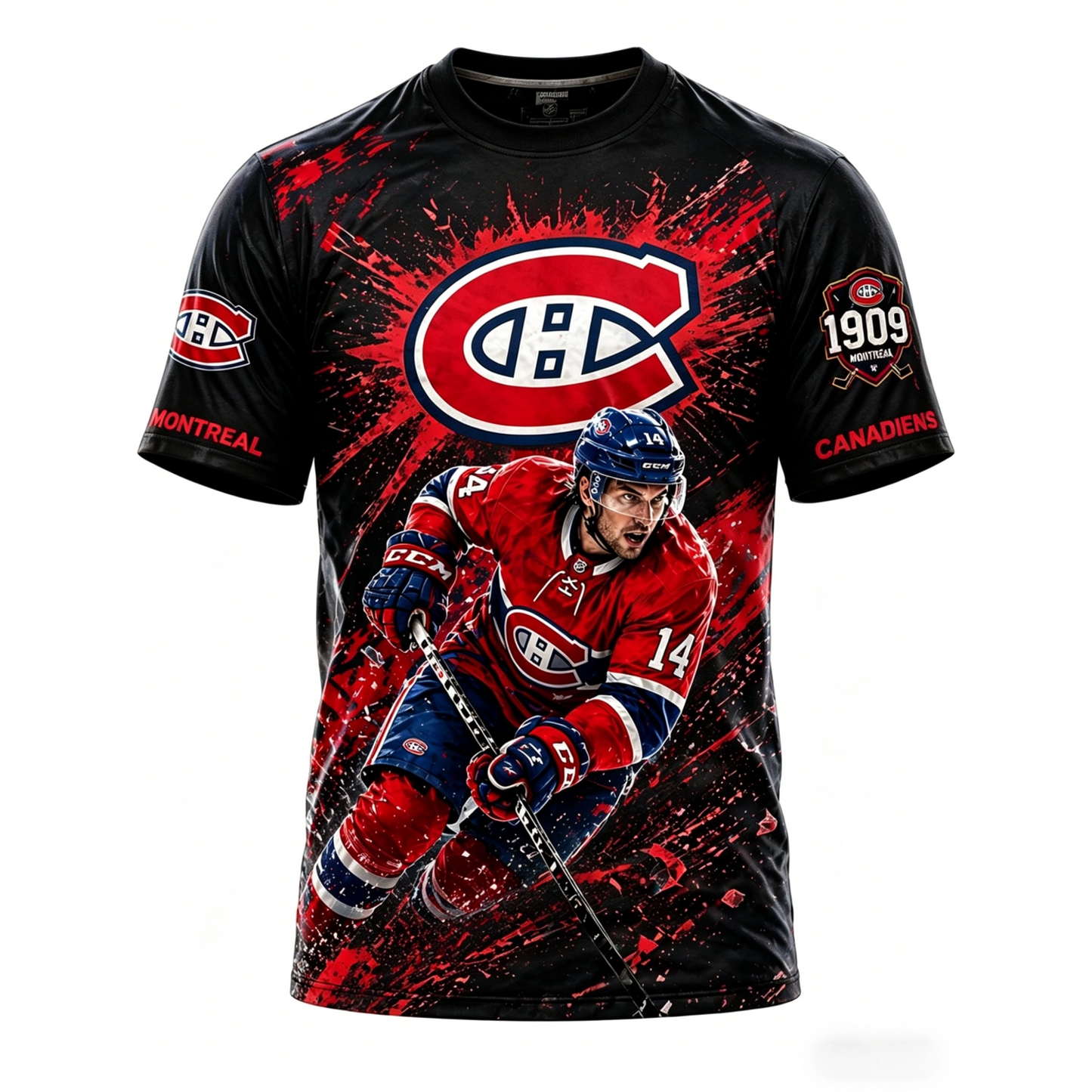 Unisex MC x NHL Inspired Trendy T-shirt V1 DATND TANTD 140526