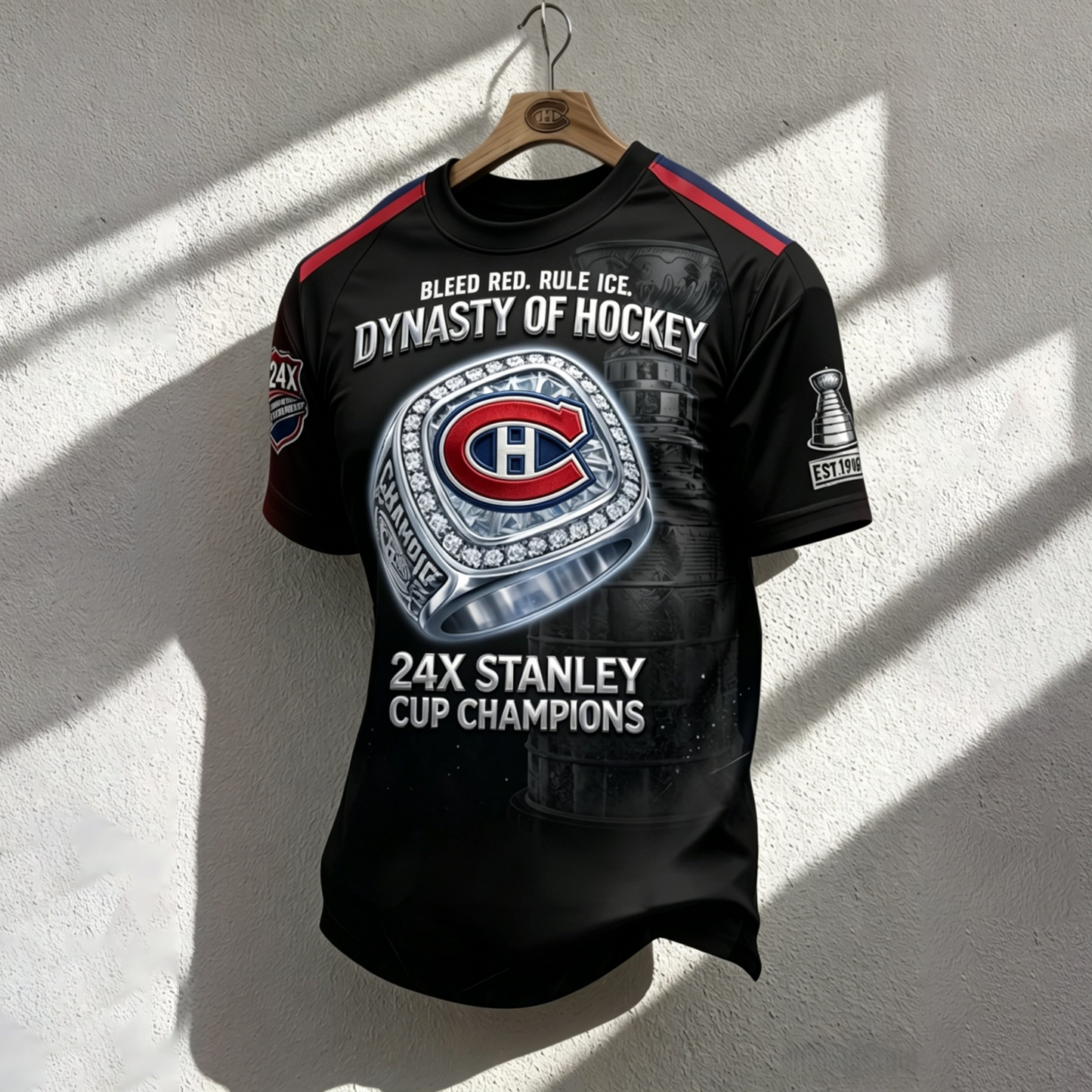 Unisex MC x NHL Inspired Trendy T-shirt V18 DATND TANTD 140526
