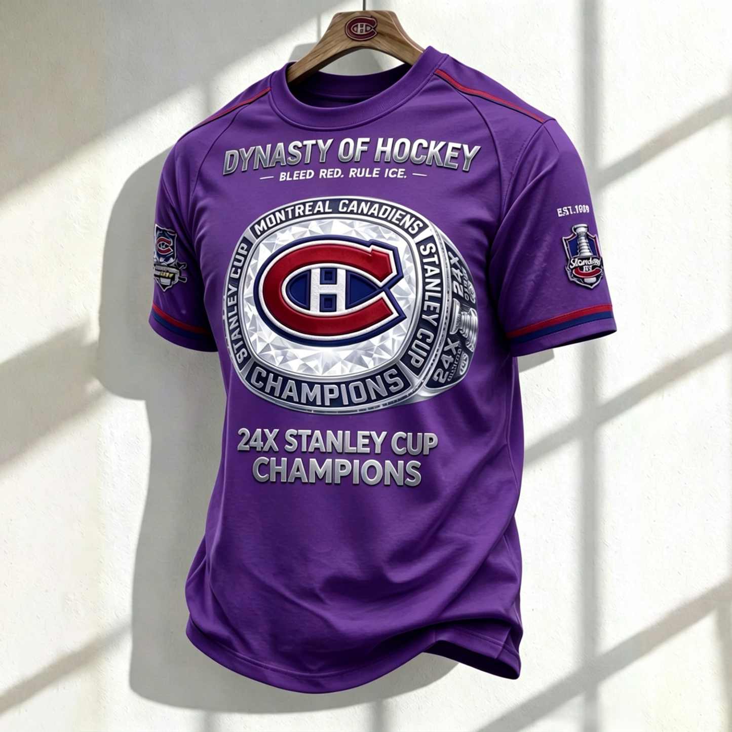 Unisex MC x NHL Inspired Trendy T-shirt V2 DATND TANTD 140526