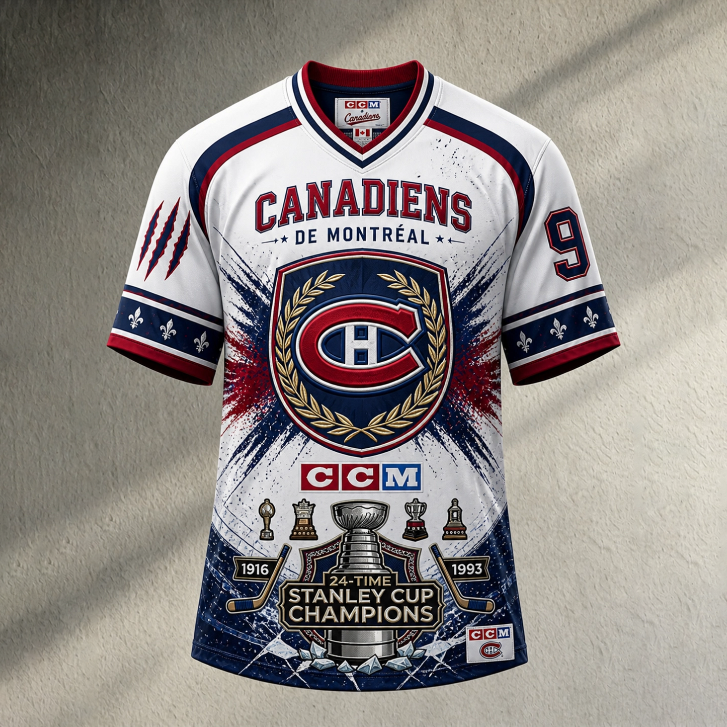 Unisex MC x NHL Inspired Trendy T-shirt V22 DATND TANTD 140526
