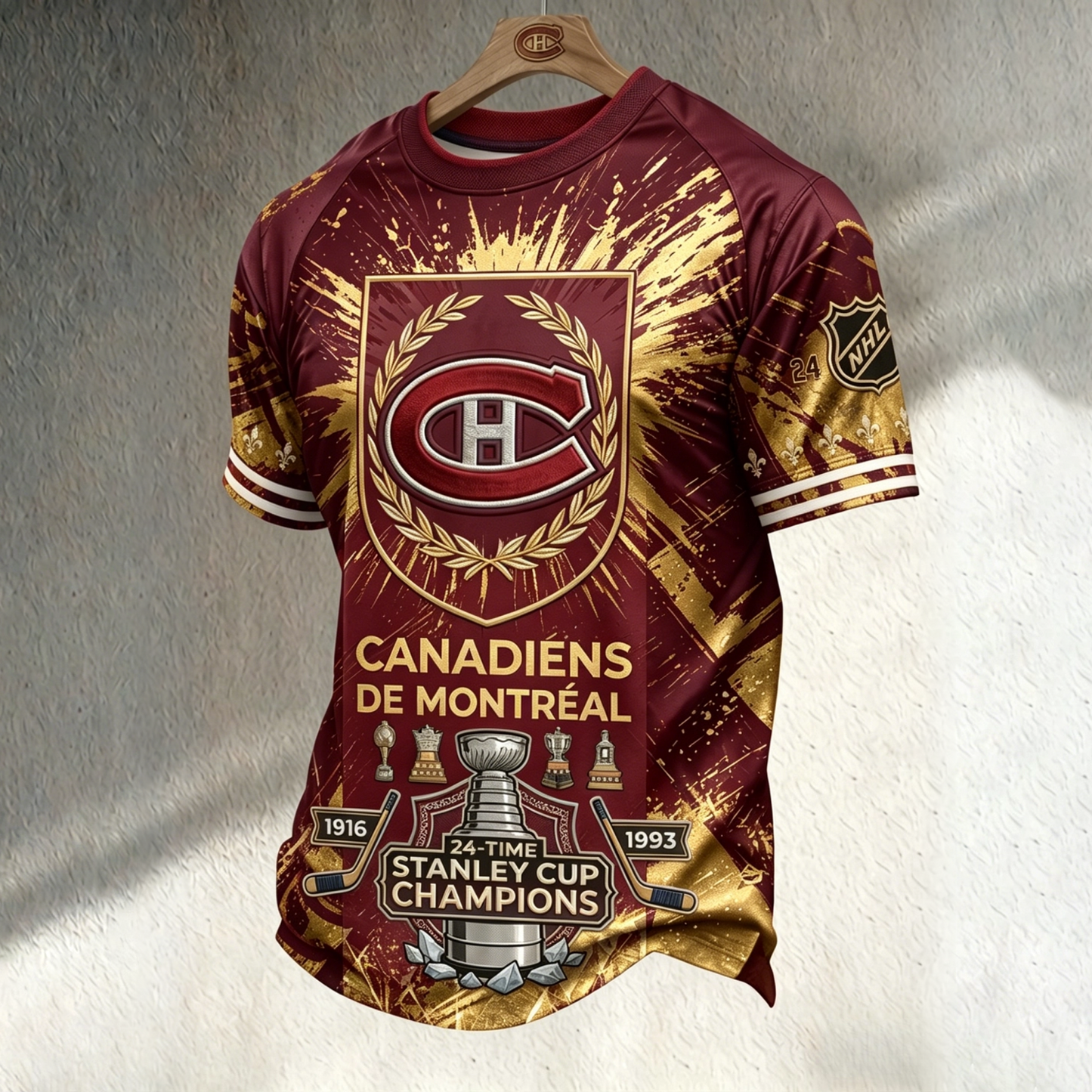 Unisex MC x NHL Inspired Trendy T-shirt V3 DATND TANTD 140526