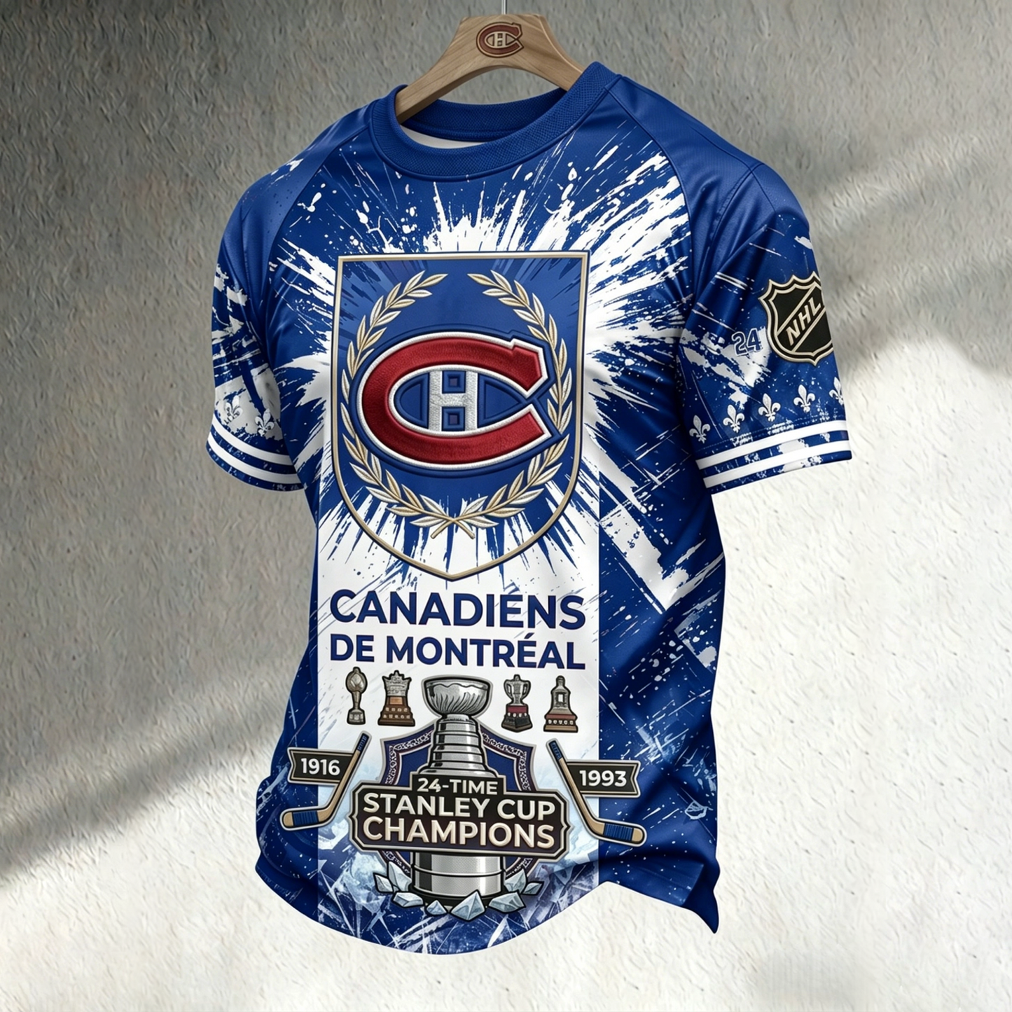 Unisex MC x NHL Inspired Trendy T-shirt V3 DATND TANTD 140526
