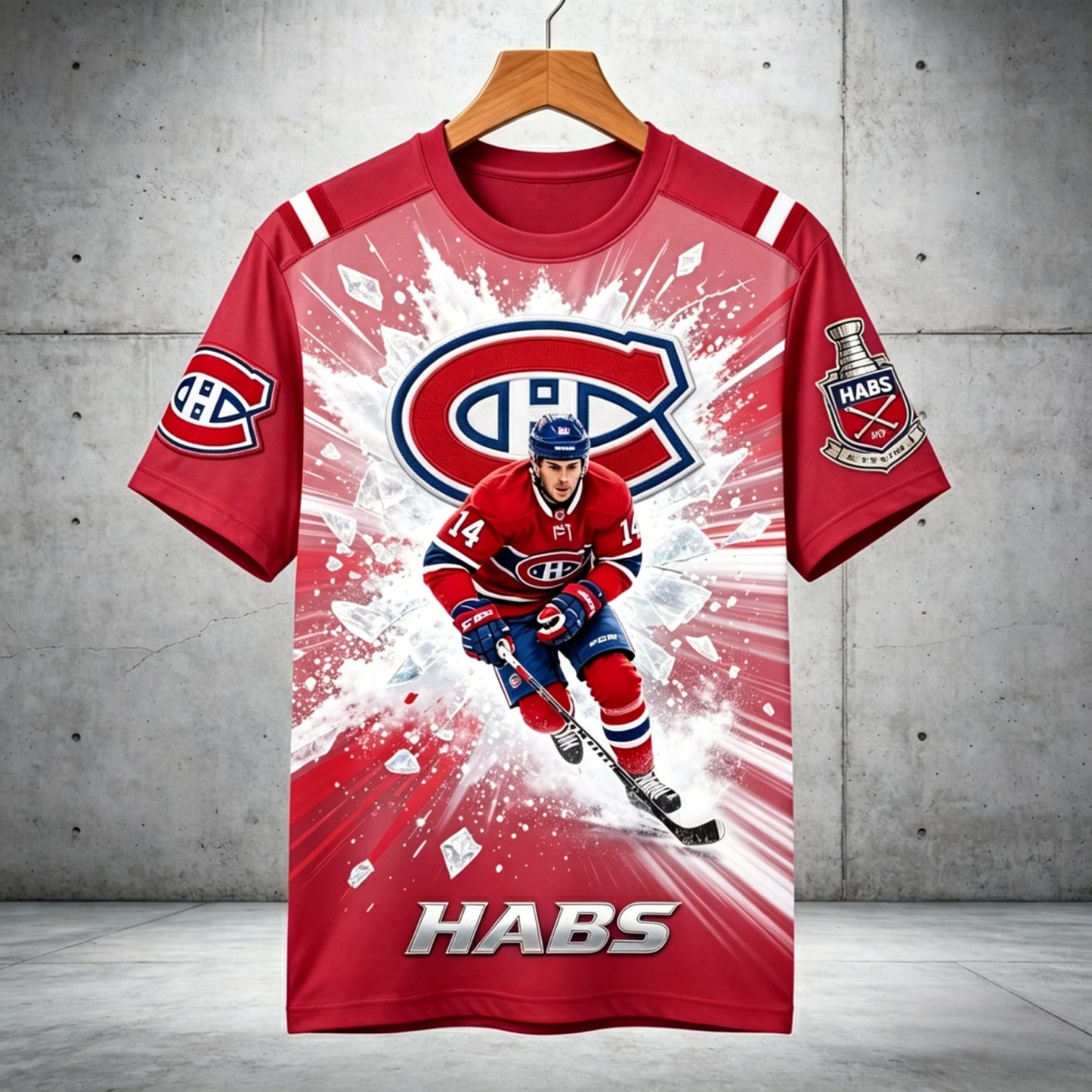 Unisex MC x NHL Inspired Trendy T-shirt V4 DATND TANTD 140526
