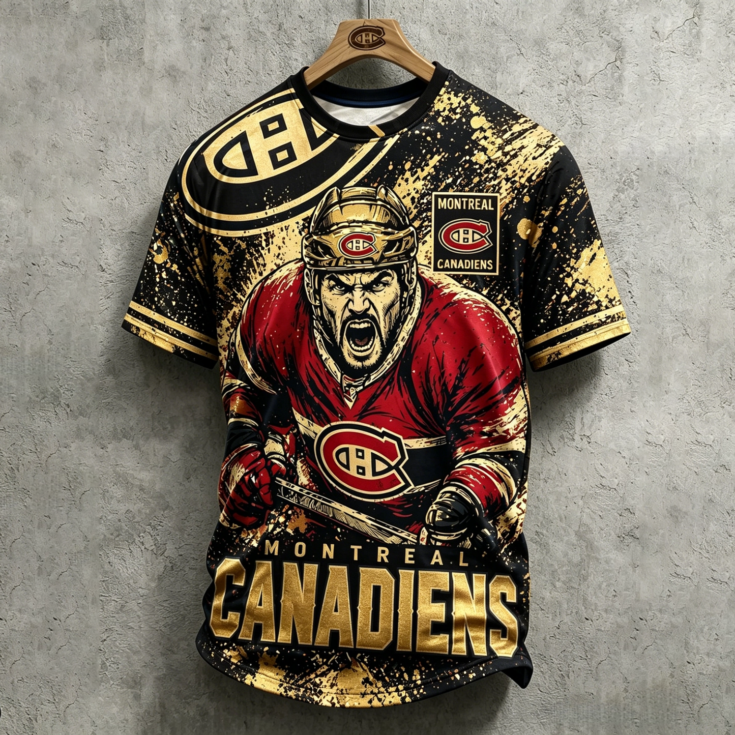 Unisex MC x NHL Inspired Trendy T-shirt V8 DATND TANTD 140526