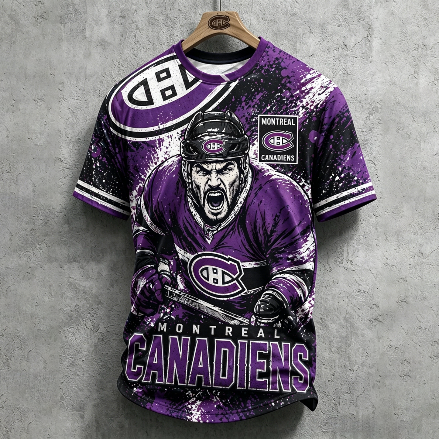 Unisex MC x NHL Inspired Trendy T-shirt V8 DATND TANTD 140526