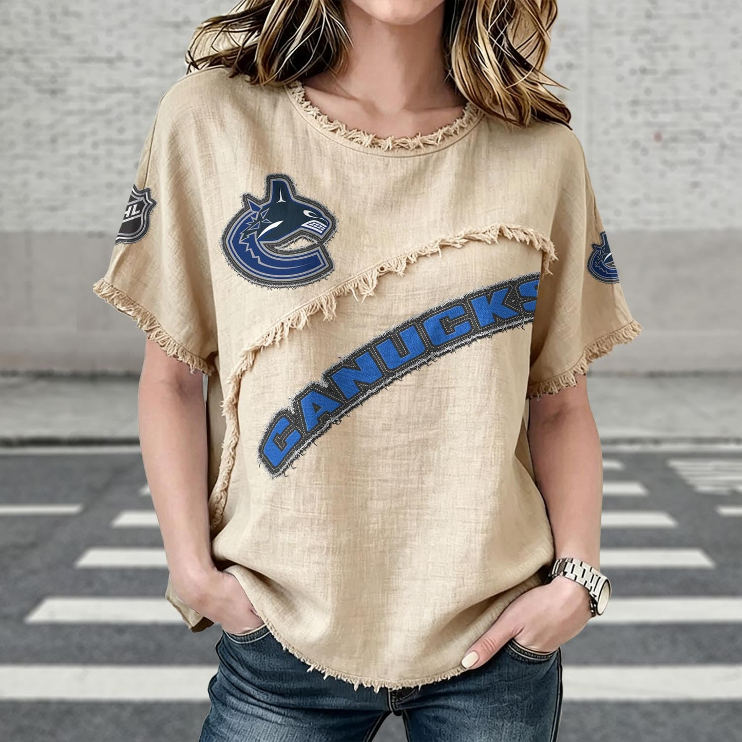 VAN x NHL Womenƒ??s Vintage O-Neck 2905 DatND DVT
