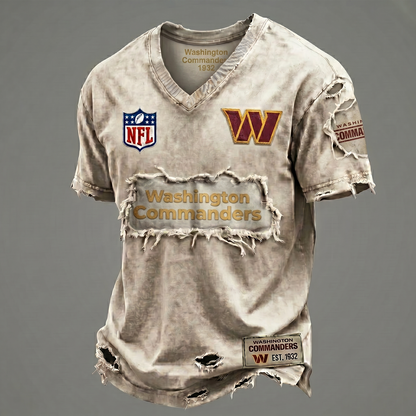 WC NFL Premium V-Neck T-shirt Gift For Fans 0306 NAK DATND NHT