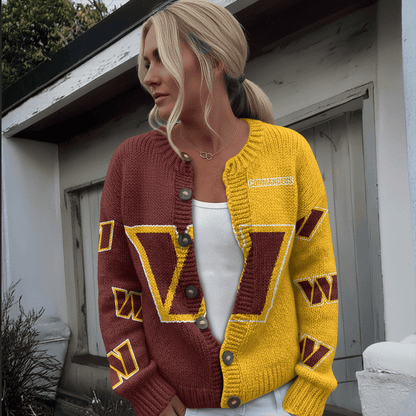 WAS x NFL Cardigan Sweatshirt With Button v1  DatND DVT