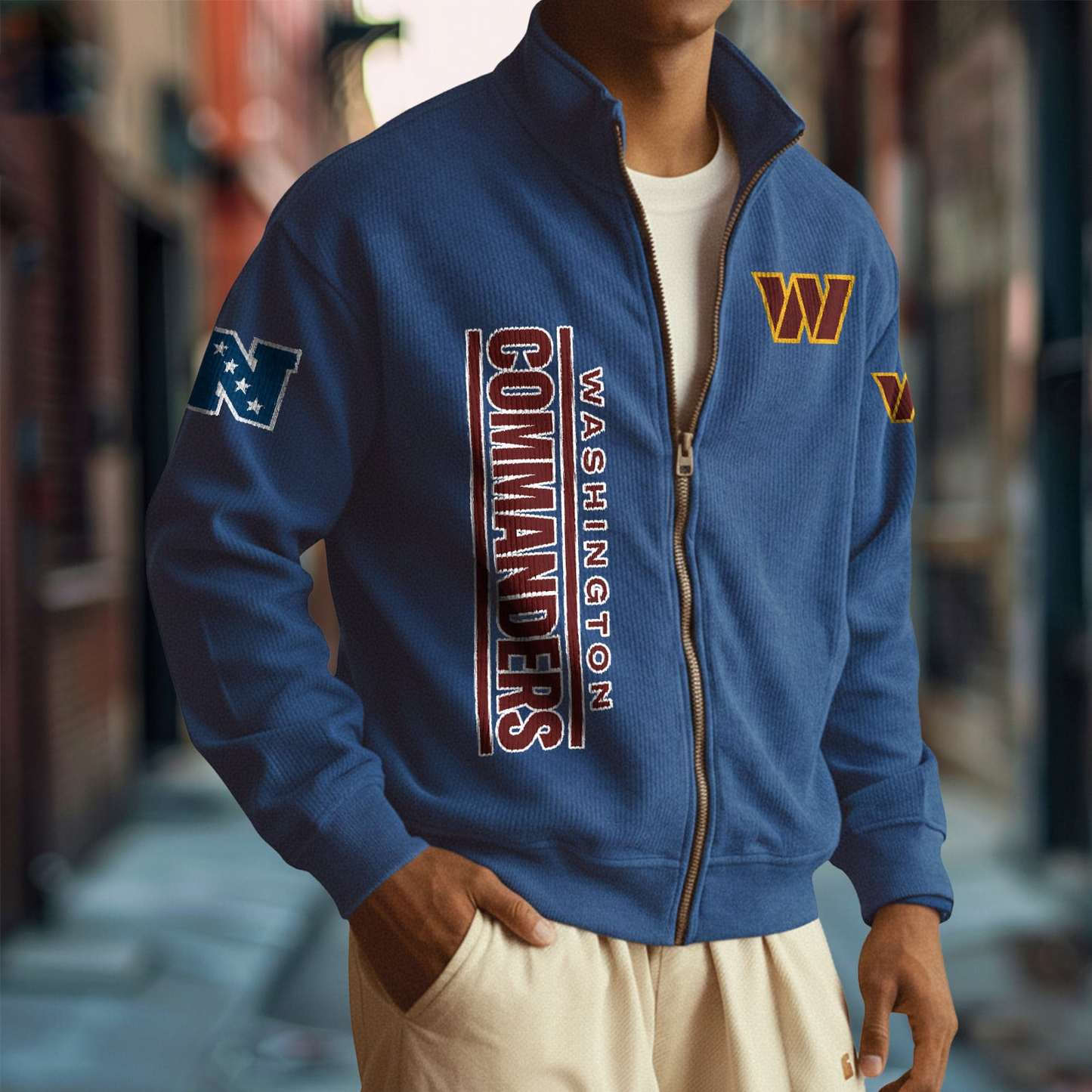 WAS x NFL Corduroy Zip-Up Jacket DatND DVT