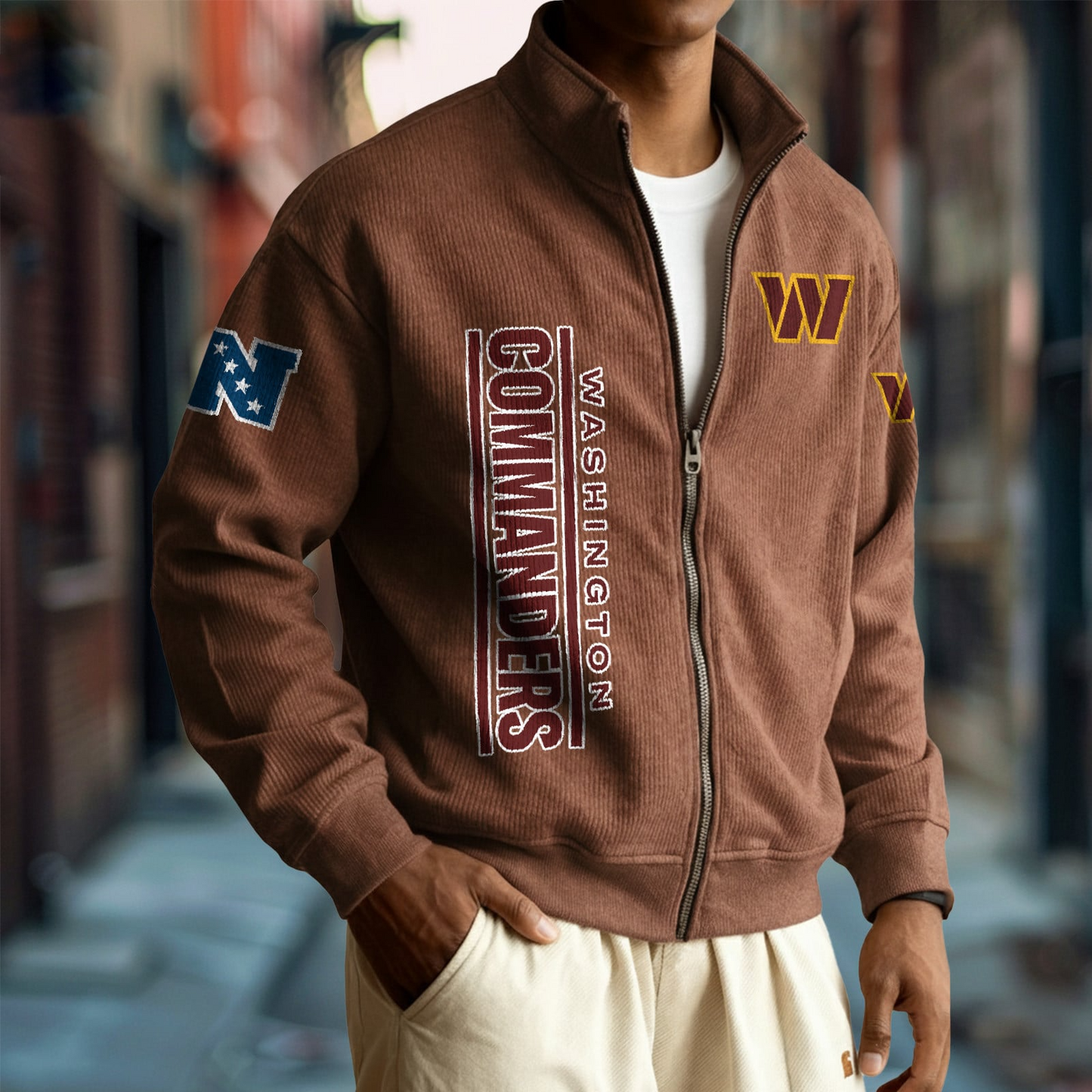 WAS x NFL Corduroy Zip-Up Jacket DatND DVT