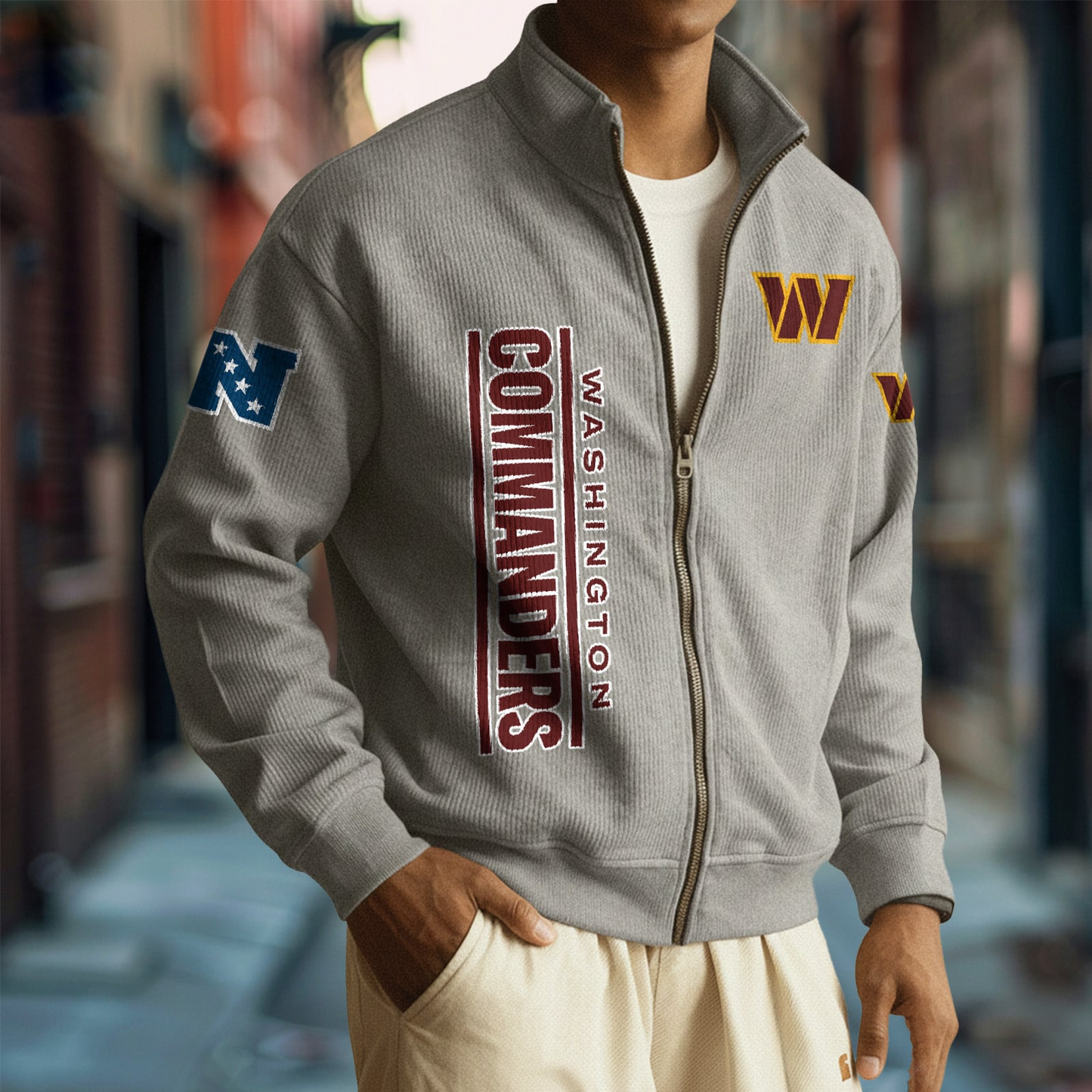 WAS x NFL Corduroy Zip-Up Jacket DatND DVT
