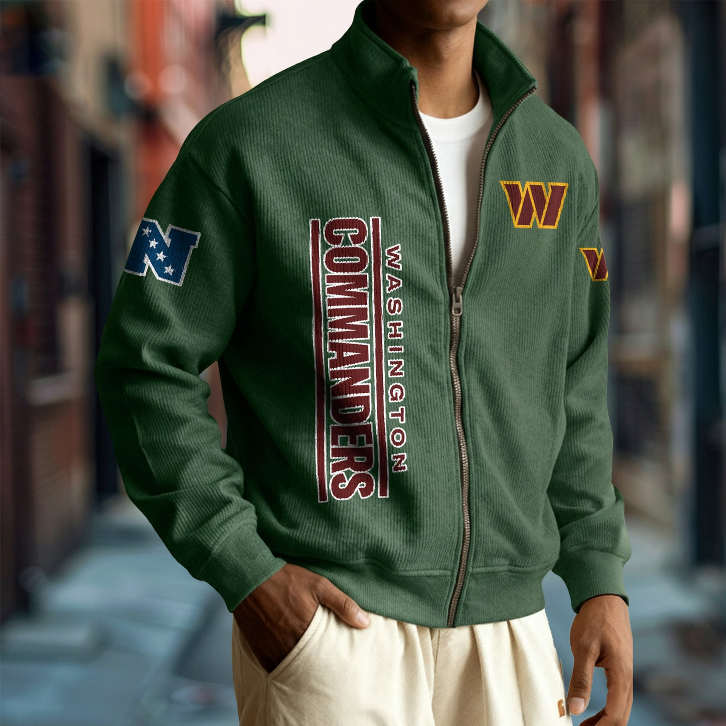 WAS x NFL Corduroy Zip-Up Jacket DatND DVT