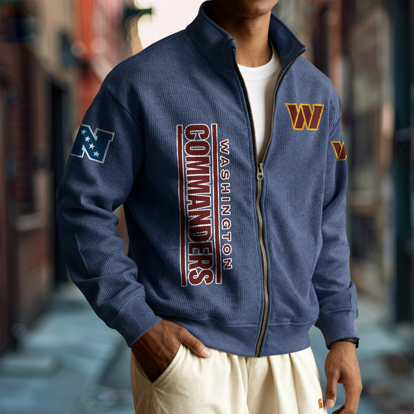 WAS x NFL Corduroy Zip-Up Jacket DatND DVT