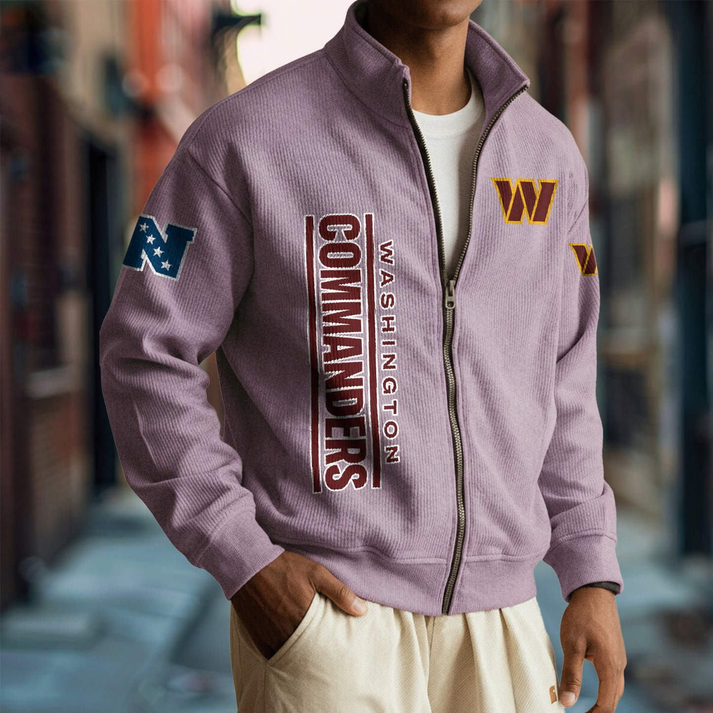 WAS x NFL Corduroy Zip-Up Jacket DatND DVT