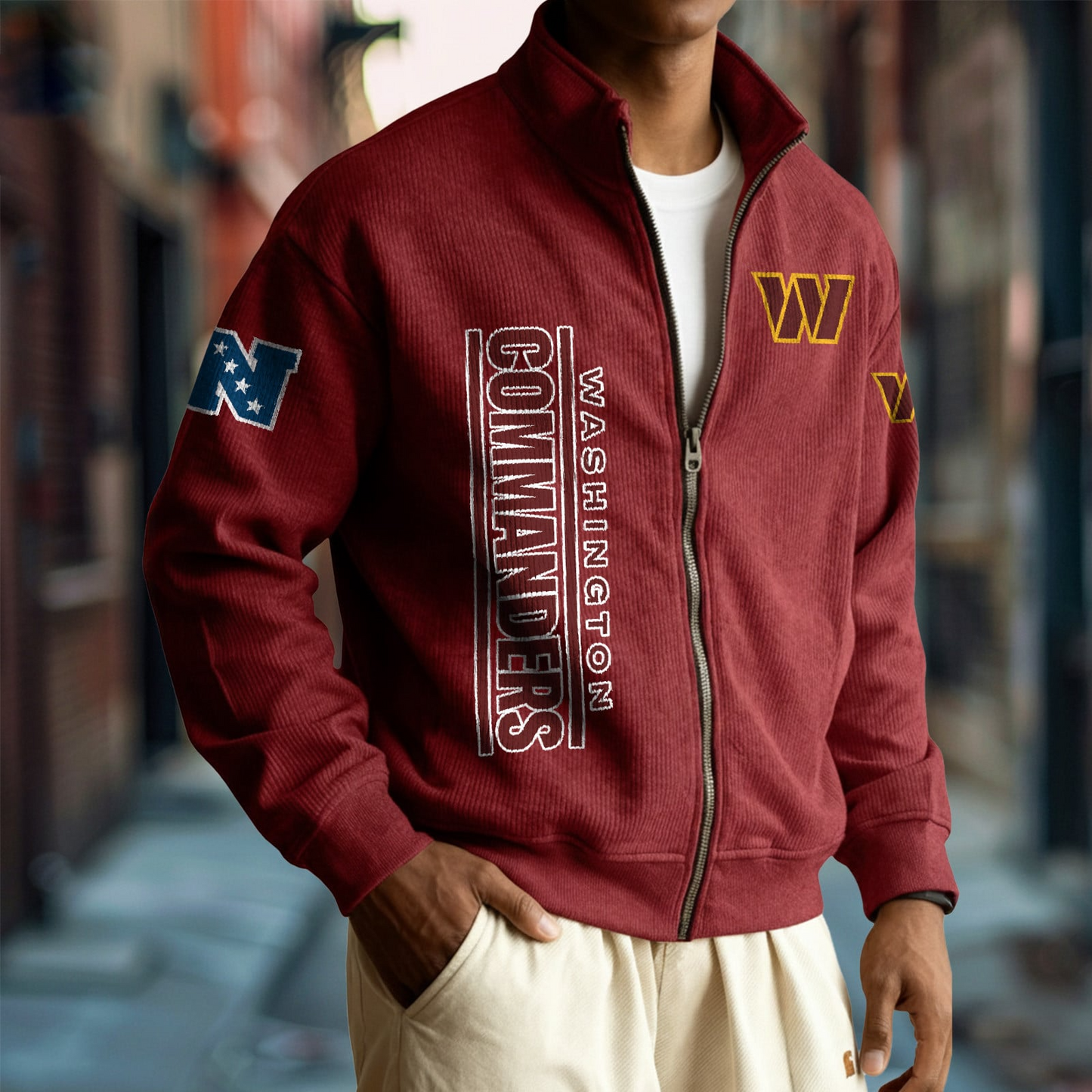 WAS x NFL Corduroy Zip-Up Jacket DatND DVT