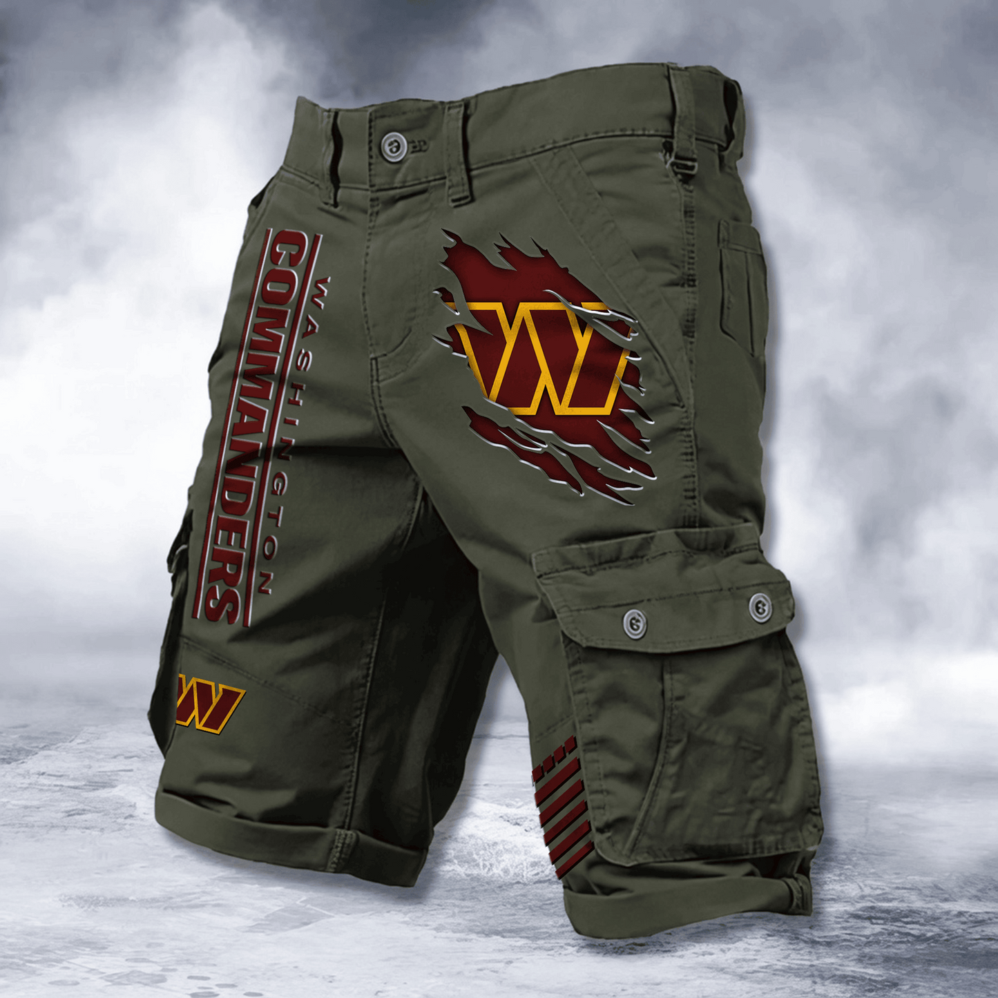 WAS x NFL Cotton Cargo Shorts DATND TANTD 2705