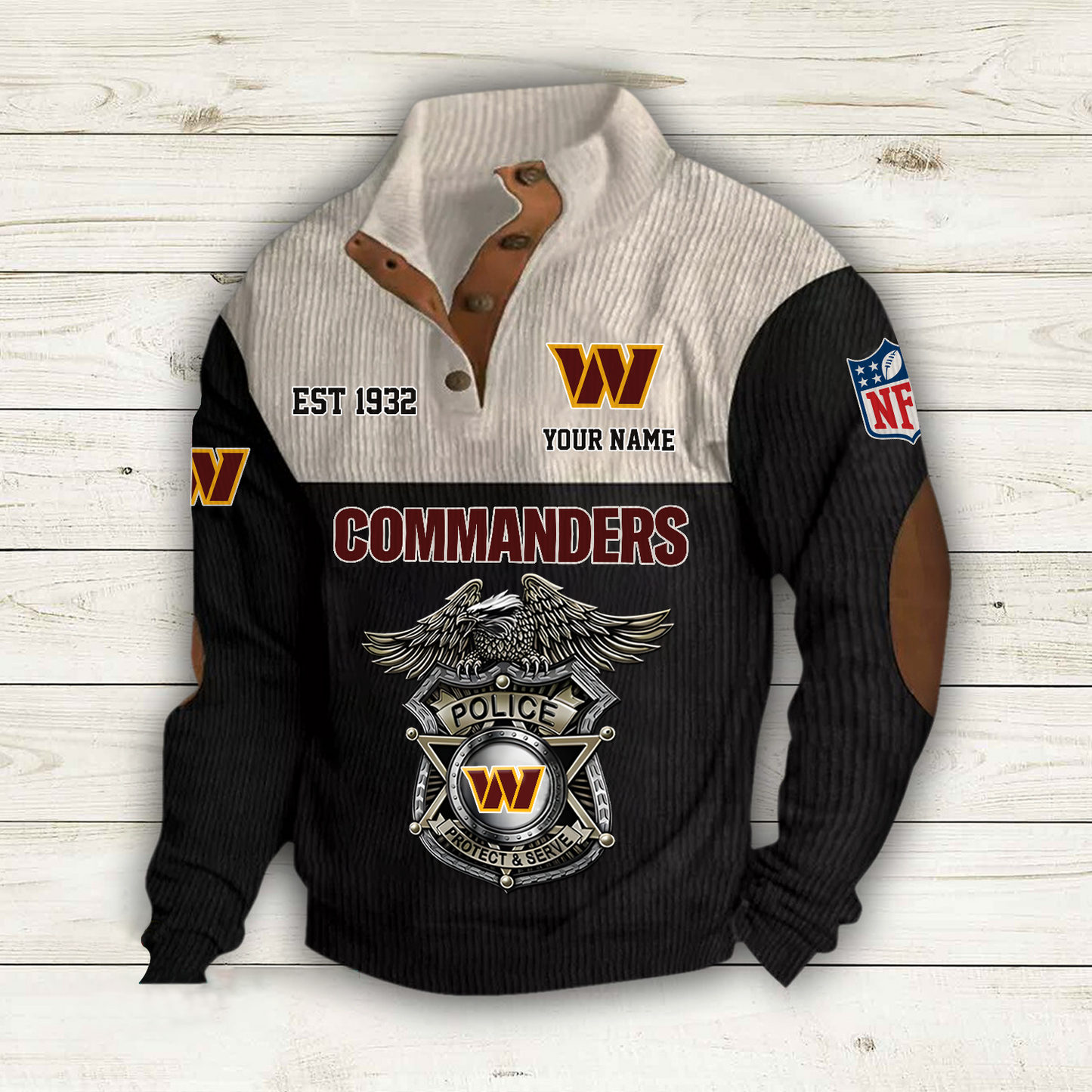 WAS x NFL Custom Name Sport Sweatshirt DatND DVT