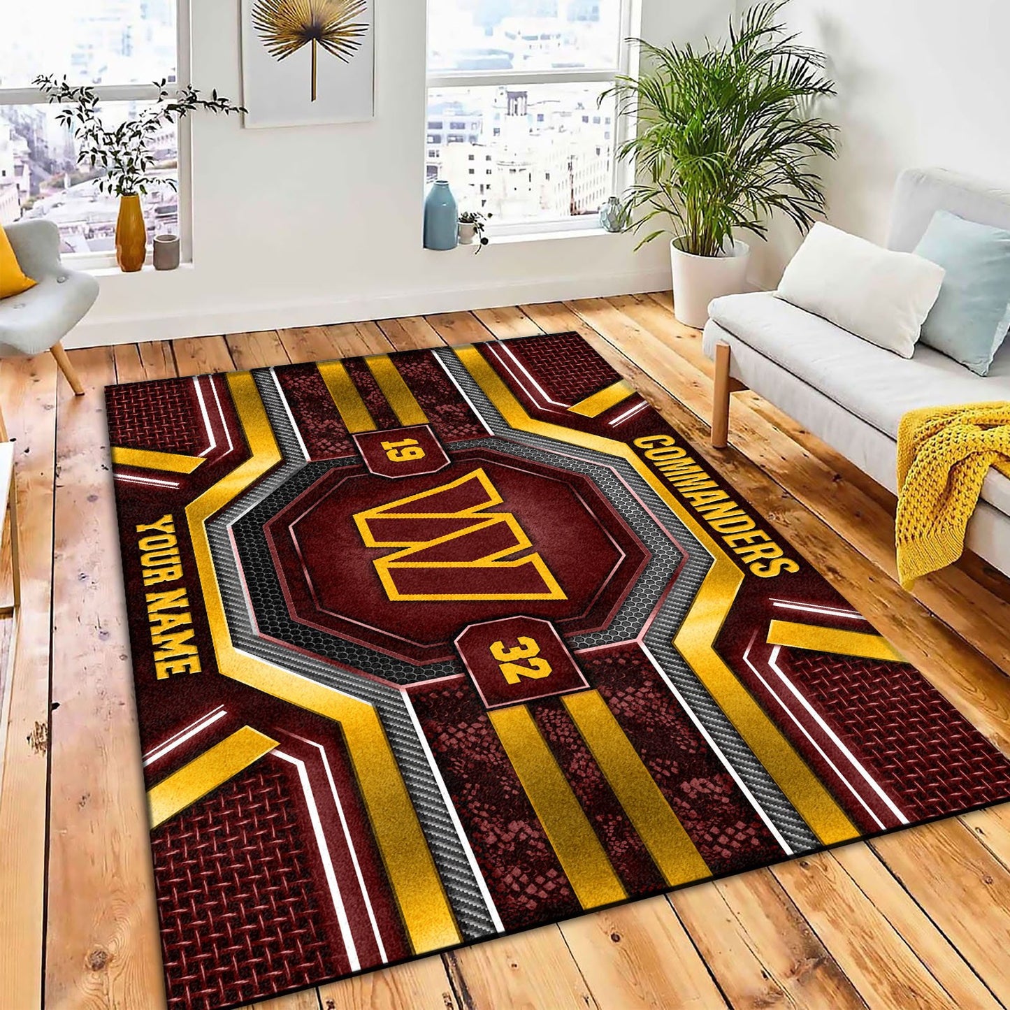 WAS x NFL Custom Rug DatND DVT