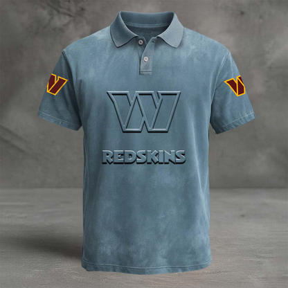 WAS x NFL Embossed Polo Shirt DATND TANTD