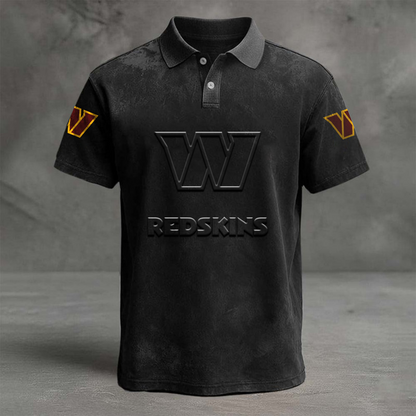 WAS x NFL Embossed Polo Shirt DATND TANTD