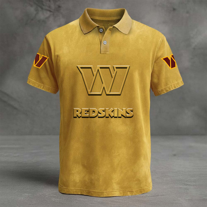 WAS x NFL Embossed Polo Shirt DATND TANTD
