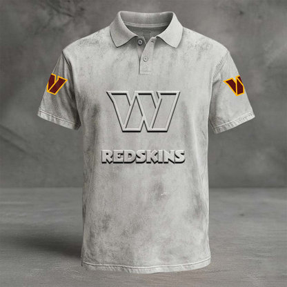 WAS x NFL Embossed Polo Shirt DATND TANTD