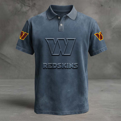 WAS x NFL Embossed Polo Shirt DATND TANTD