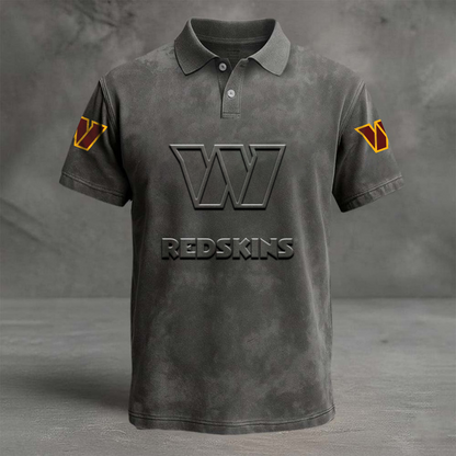 WAS x NFL Embossed Polo Shirt DATND TANTD