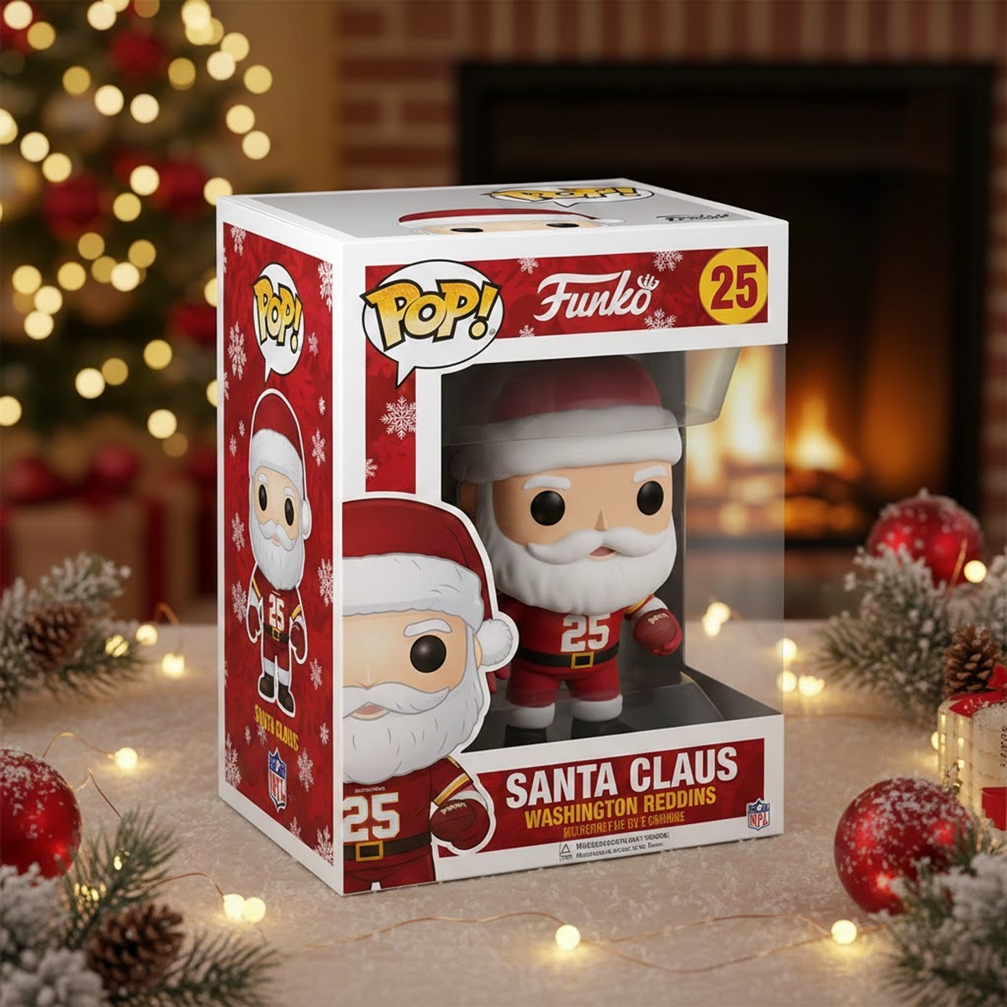 WAS x NFL Figures Santa Claus DATND TANTD