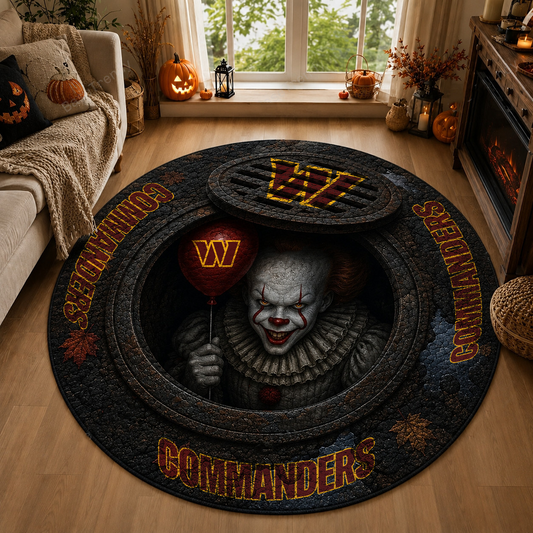 WAS x NFL Halloween IT Rug