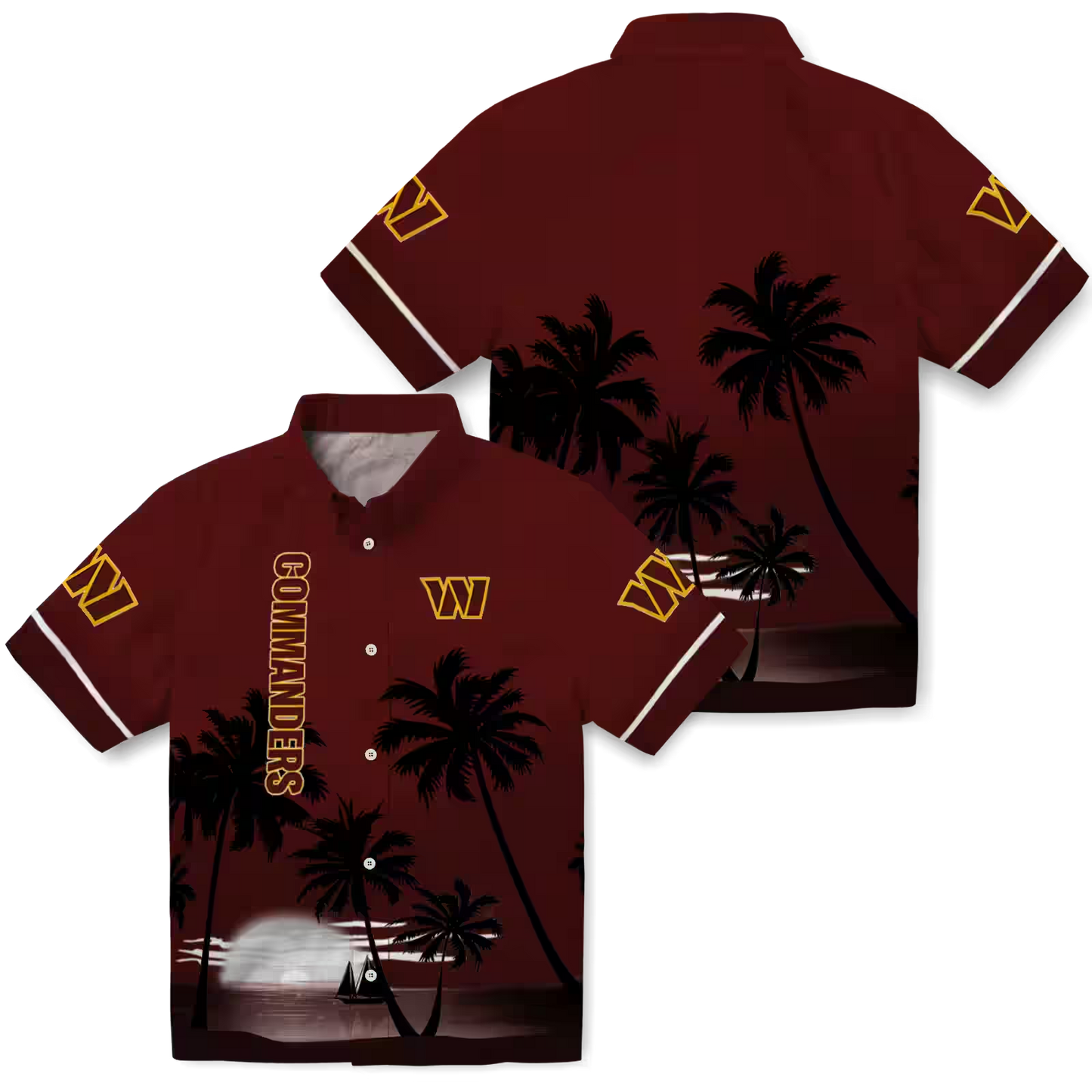 WAS x NFL Hawaiian Shirt ƒ?? Beach Sunset DATND TANTD 270526