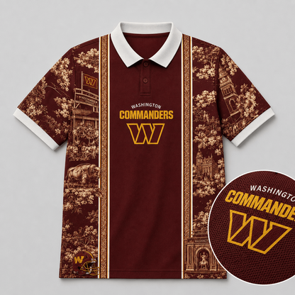 TB x NFL Heritage Cityscape Polo Shirt for Loyal Fans