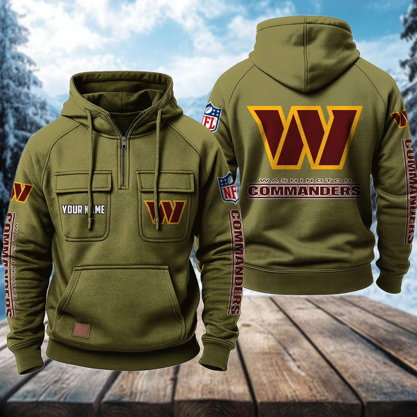 WAS x NFL Premium Hoodie DATND TANTD