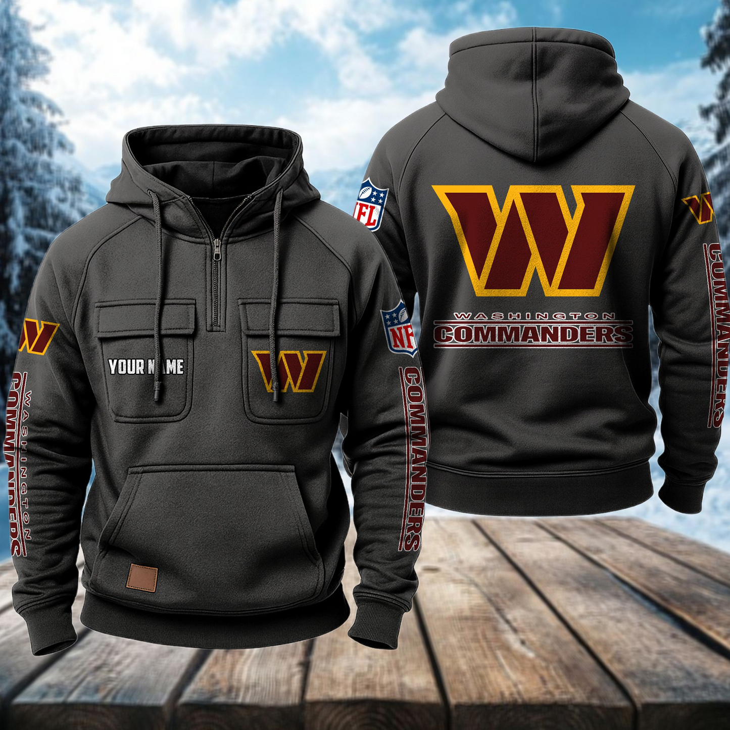 WAS x NFL Premium Hoodie DATND TANTD