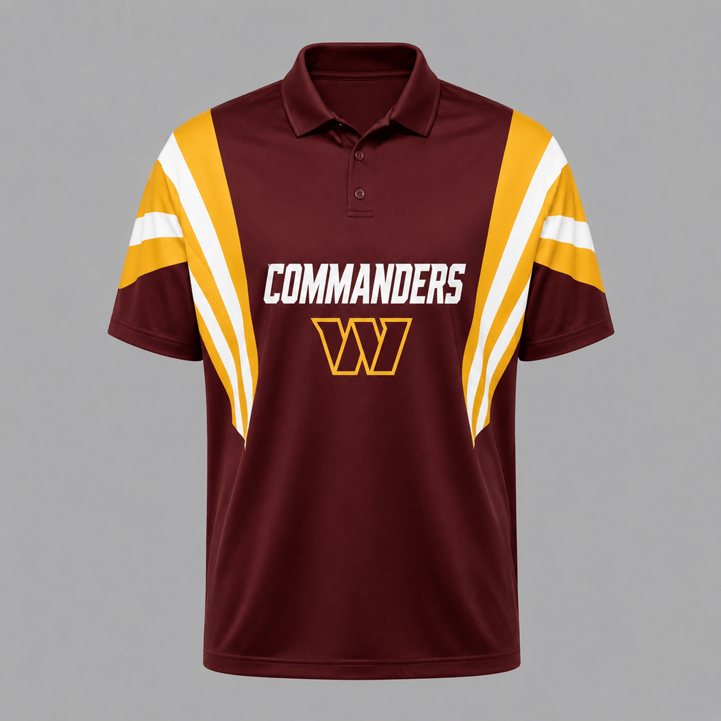WAS x NFL Sleeve Collared Sports Polo Shirt