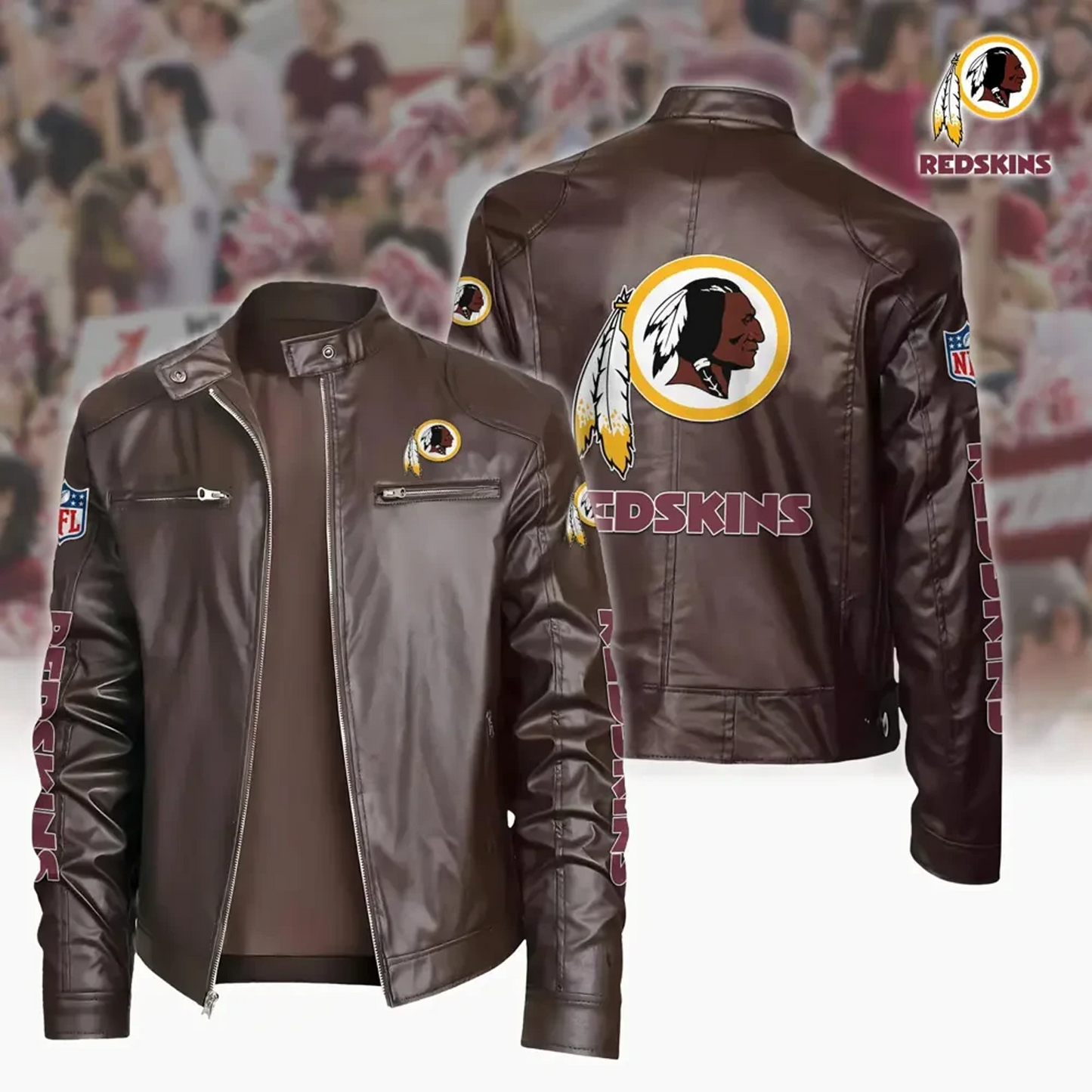 WAS x NFL Sport Leather Jacket DATND TANTD