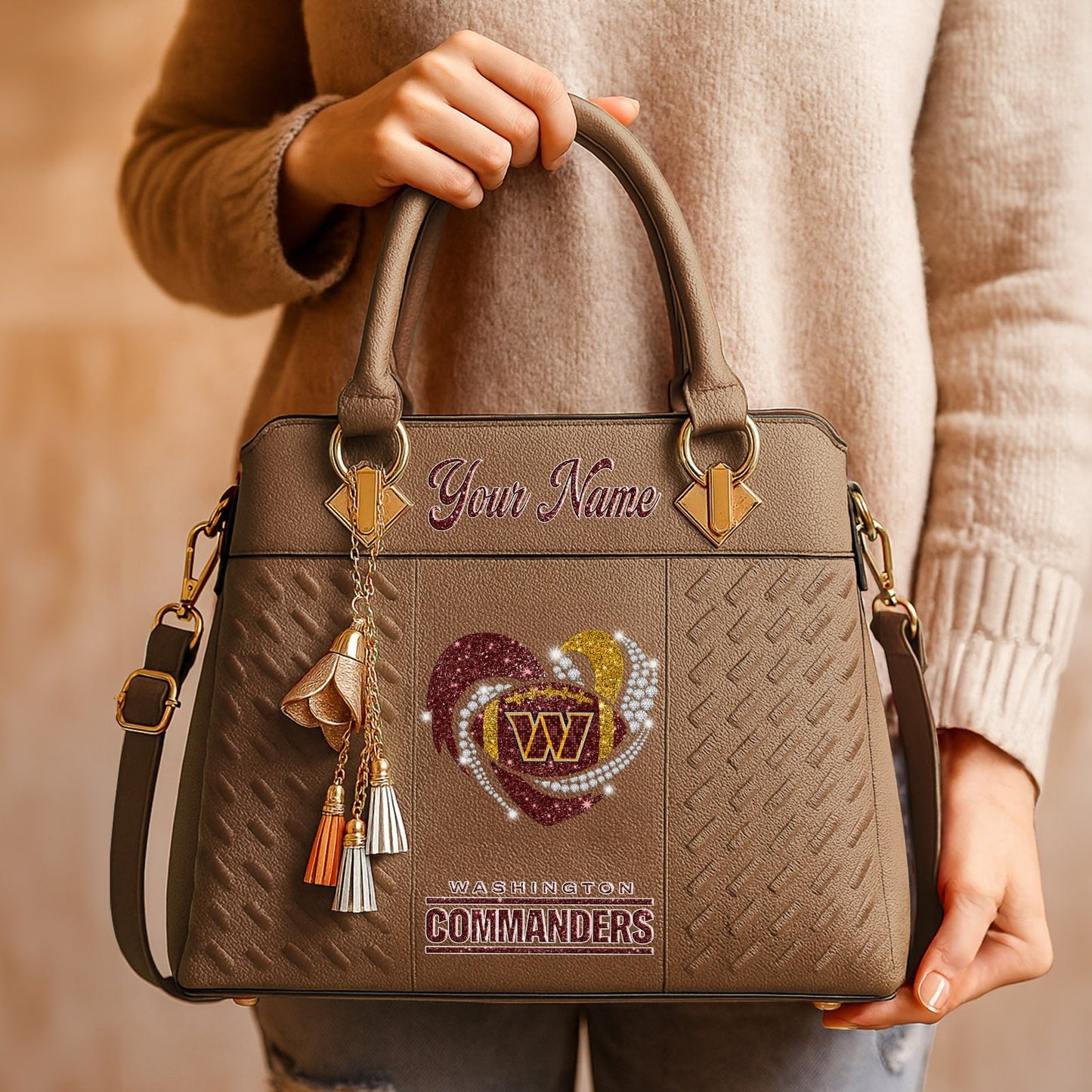 WAS x NFL Zip Handbag 0811 DatND DVT