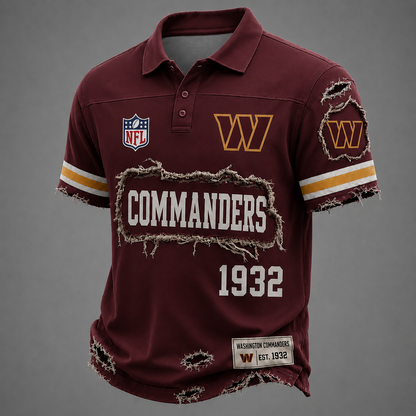 WAS x NFL LUXURY V-Neck T-Shirt 3005 DatND DVT