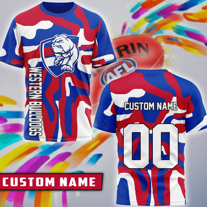 WB x AFL Premium 3D Shirt Personalized Special Gift For Fan DDT CTND