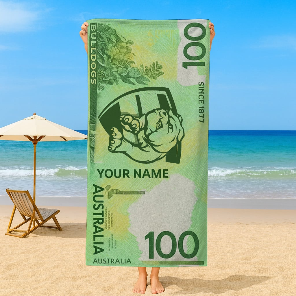 WB x AFL $100 Personalized Beach Towel Gifts For Fan DDT CTND