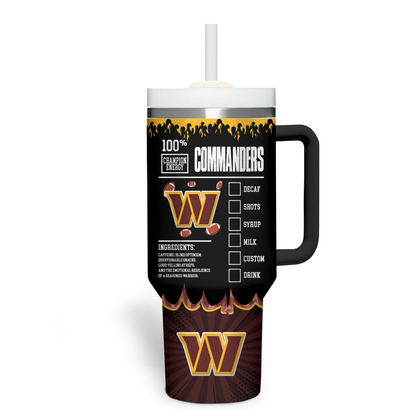 WC Premium NFL Champion Energy Tumbler 40oz DDT CTND