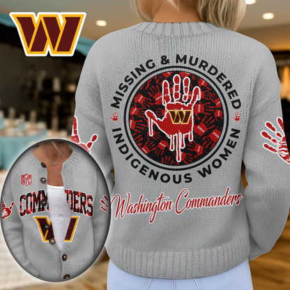 WC Premium NFL Cozy Knit Cardigan DDT NTL