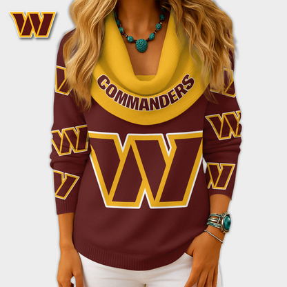 WC Premium NFL Fan Cowl Neck Sweater 3D Shirt DDT NTL