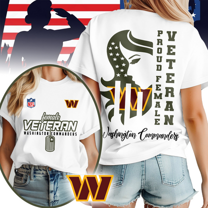 WC Premium NFL Female Veteran 3D Shirt DDT HLPHUONG