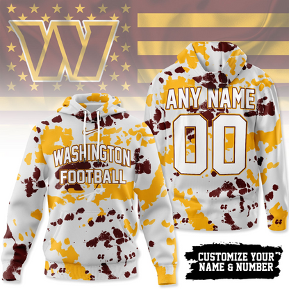 WC Premium NFL Gridiron Splash Personalized Hoodie DDT CTND