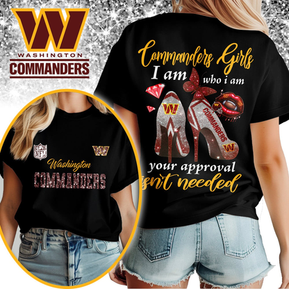 WC Premium NFL I Am Who I Am Glitter 3D Apparel DDT NTL