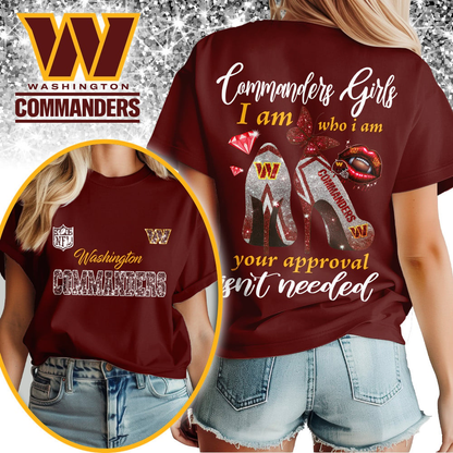 WC Premium NFL I Am Who I Am Glitter 3D Apparel DDT NTL