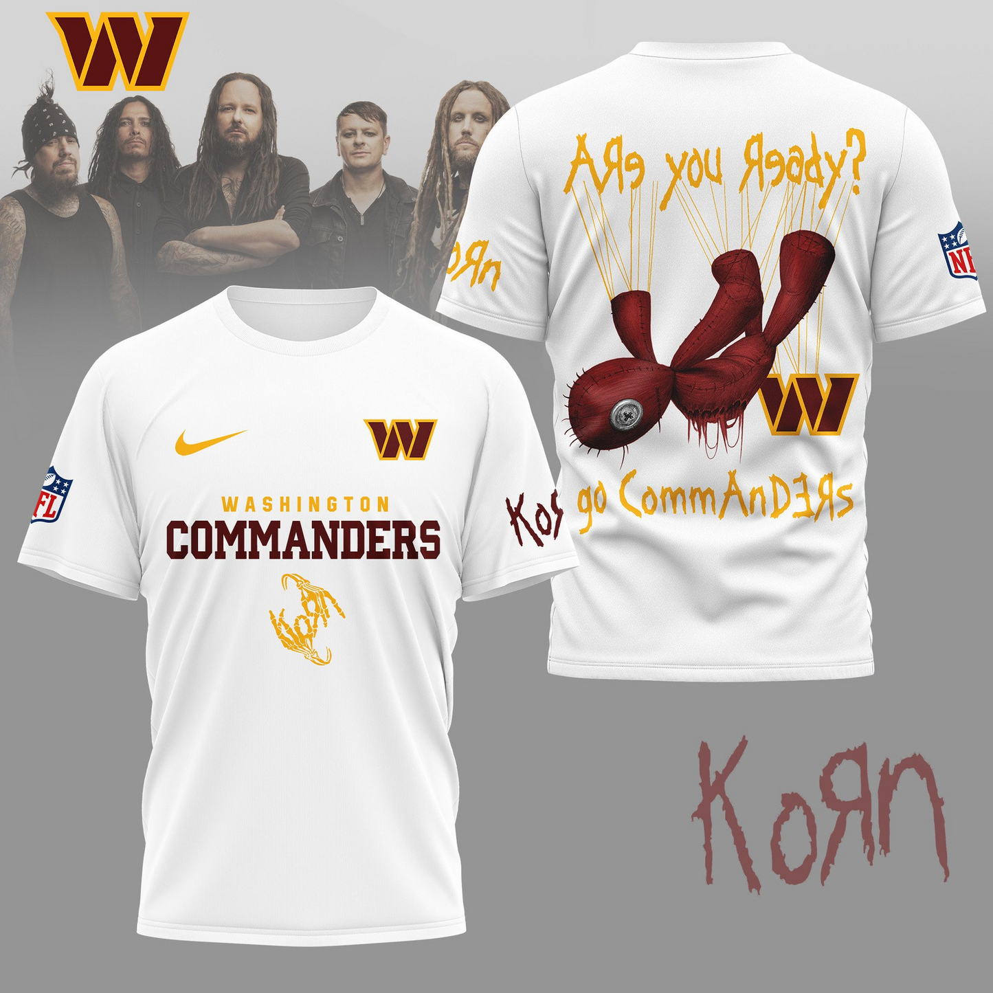 WC Premium NFL Korn Fan Shirt DDT CTND