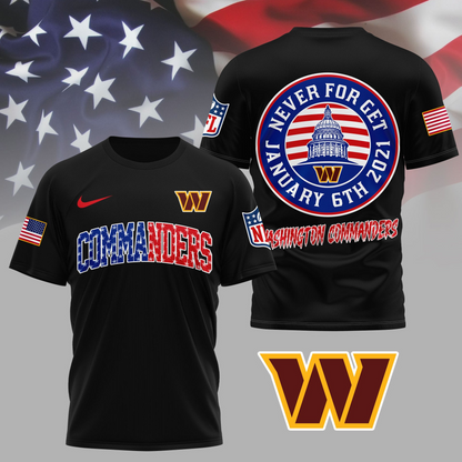 WC Premium NFL Never Forget January 6th 3D Shirt DDT 281125 NTL