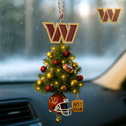 WC Premium NFL No.1 Team Christmas Car Hanging Ornament DDT HLPHUONG